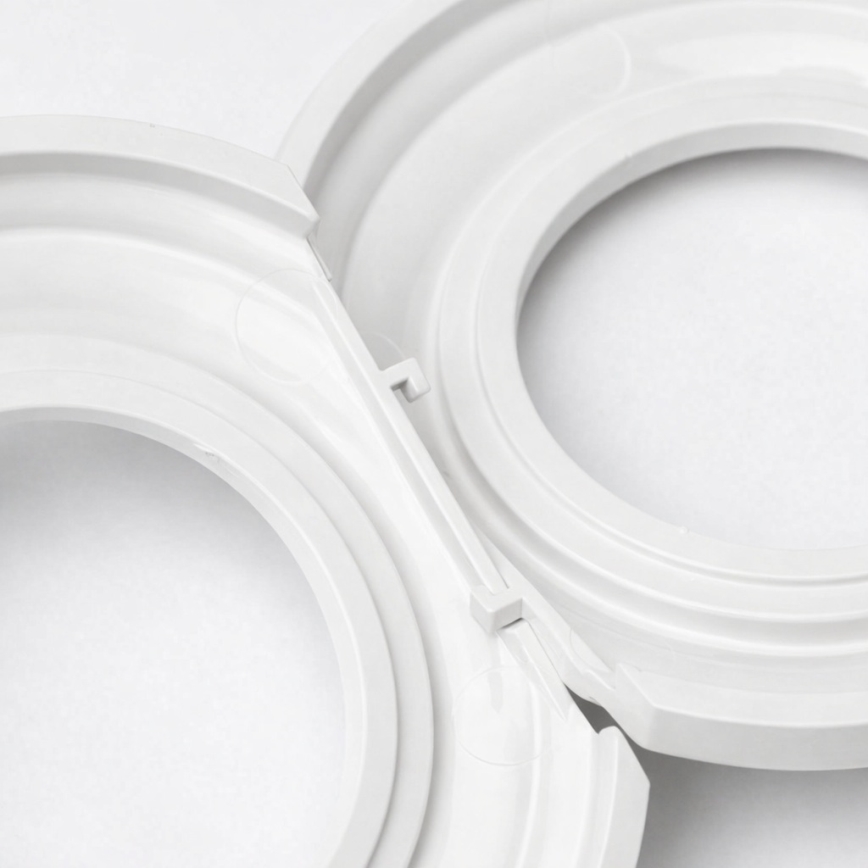 Kliklap - Dvojitá retro zásuvka domovní s rámečkem SCHUKO 230V sněhově bílá