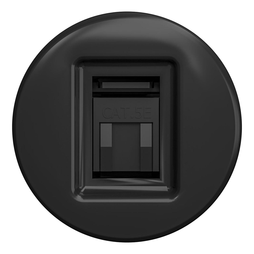 Kliklap - Retro datová zásuvka černá