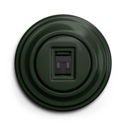 Kliklap - Retro datová zásuvka zelená