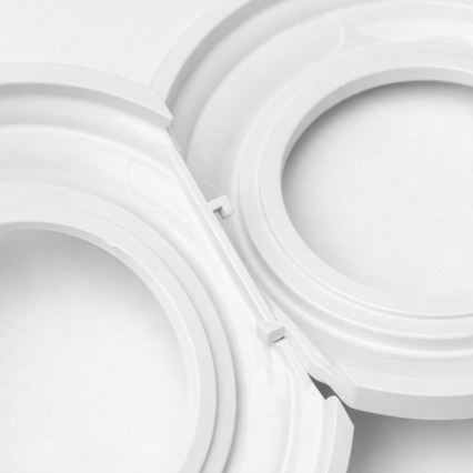 Kliklap - Retro jednopólový vypínač č. 1 a zásuvka 230V s rámečkem sněhově bílá