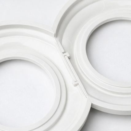 Kliklap - Retro jednopólový vypínač č. 1 a zásuvka 230V s rámečkem sněhově bílá