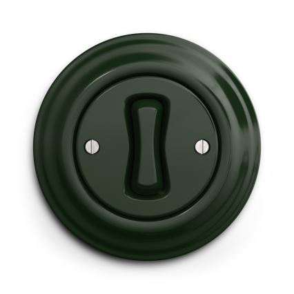 Kliklap - Retro křížový vypínač č. 7 zelená