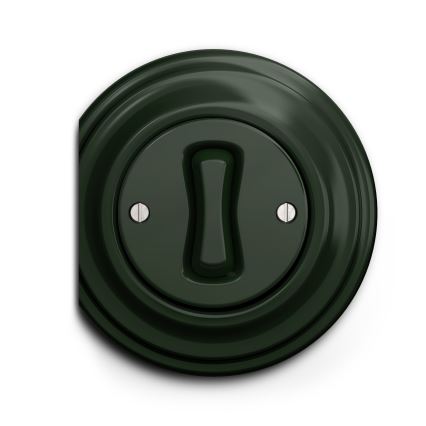 Kliklap - Retro křížový vypínač č. 7 zelená