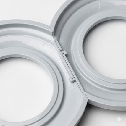 Kliklap - Retro rámeček středový šedá