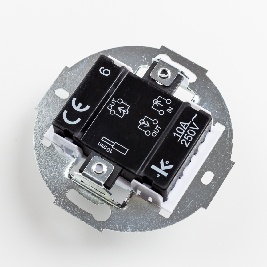 Kliklap - Retro schodišťový vypínač bez rámečku č. 6 zelená