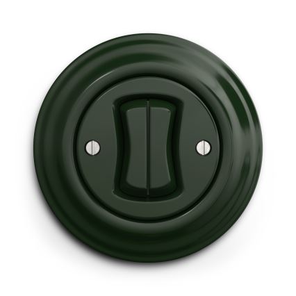 Kliklap - Retro sériový vypínač č. 5 zelená