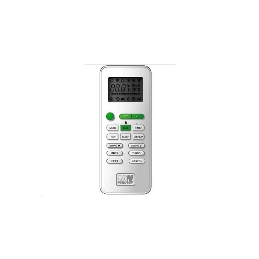 Klimatizace 09K V1 2,6 kW 9000 BTU Wi-Fi Tuya bílá + dálkové ovládání