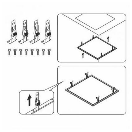 Klipy pro LED panely