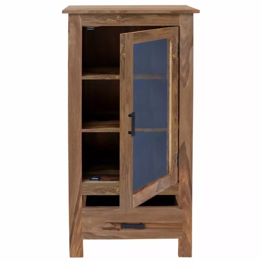 Knihovna RAMI 60x120x45 cm masiv/palisandr