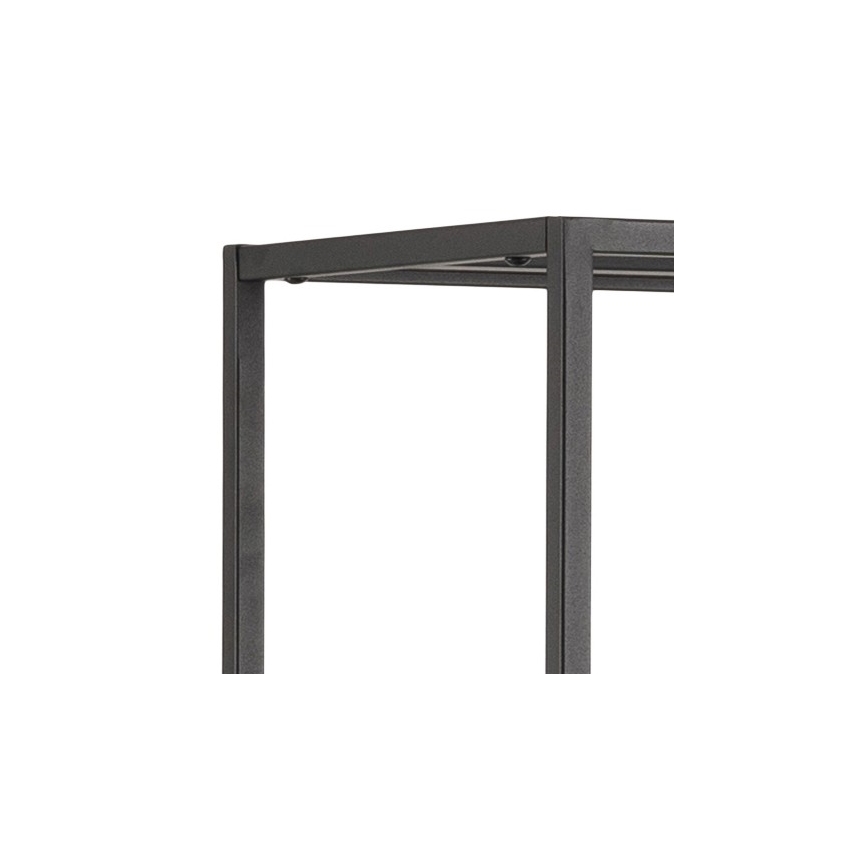 Knihovna SETH 80x165x30 cm černá