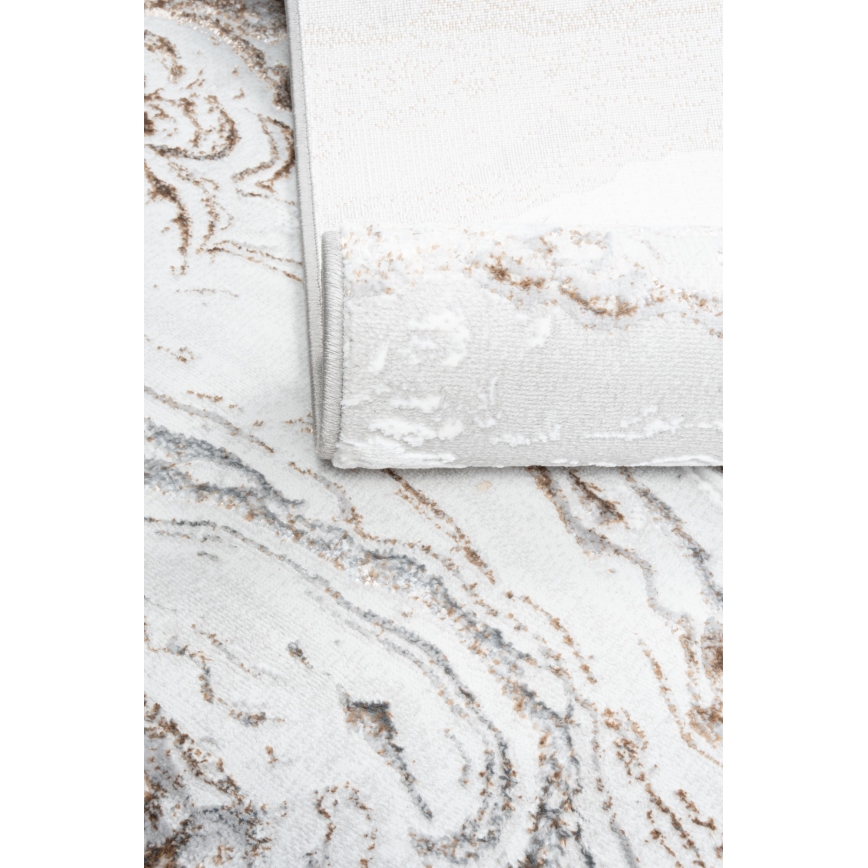 Koberec CREATION 200x290 cm 1950g/m2 šedá/hnědá/mramorový vzor