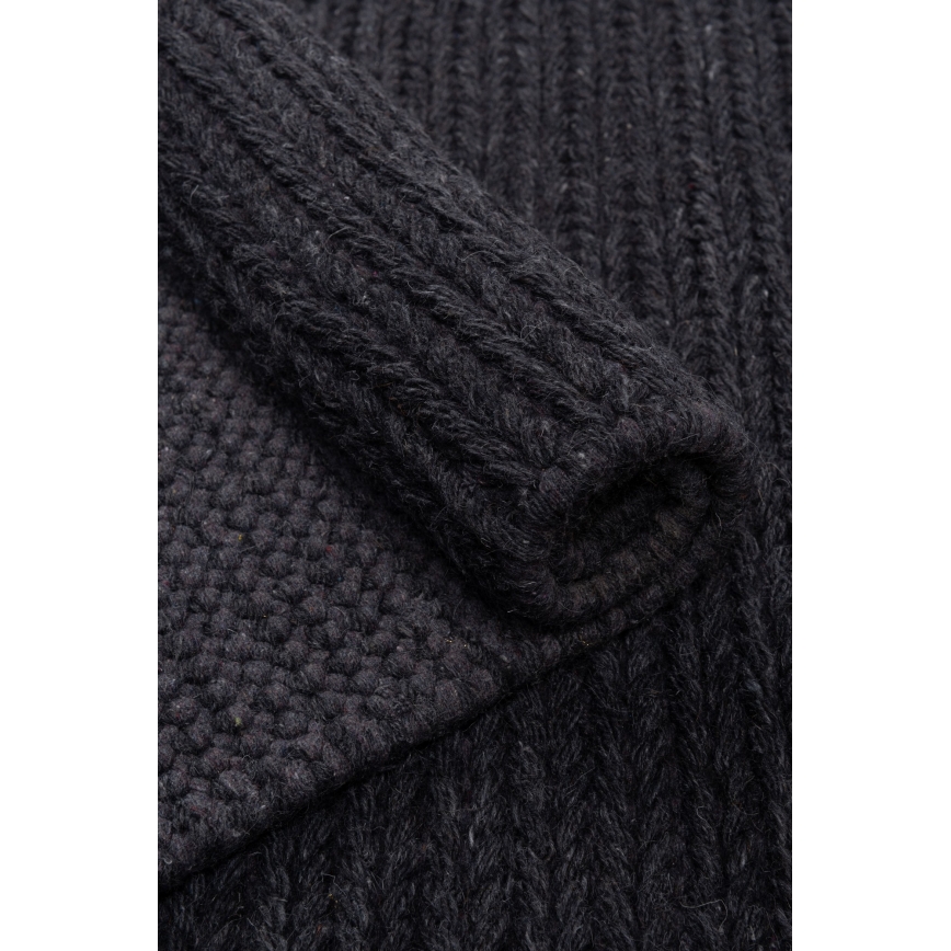 Koberec FIR WOOL 160x230 cm 2600 g/m2 antracit/přírodní