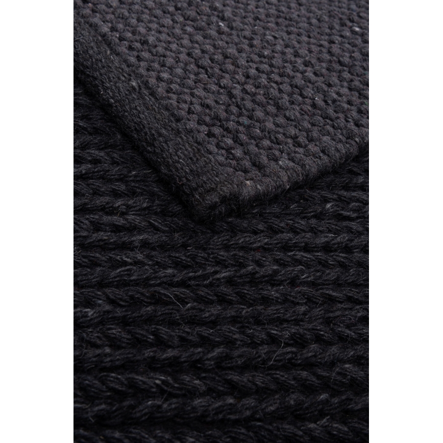 Koberec FIR WOOL 160x230 cm 2600 g/m2 antracit/přírodní