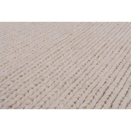 Koberec FIR WOOL 160x230 cm 2600 g/m2 krémová/přírodní