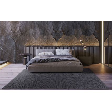 Koberec FIR WOOL 70x140 cm 2600 g/m2 antracit/přírodní