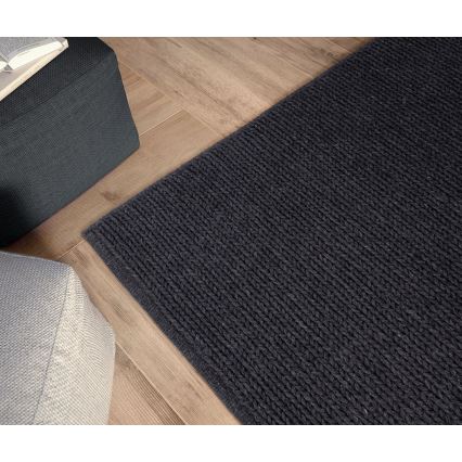 Koberec FIR WOOL 70x140 cm 2600 g/m2 antracit/přírodní