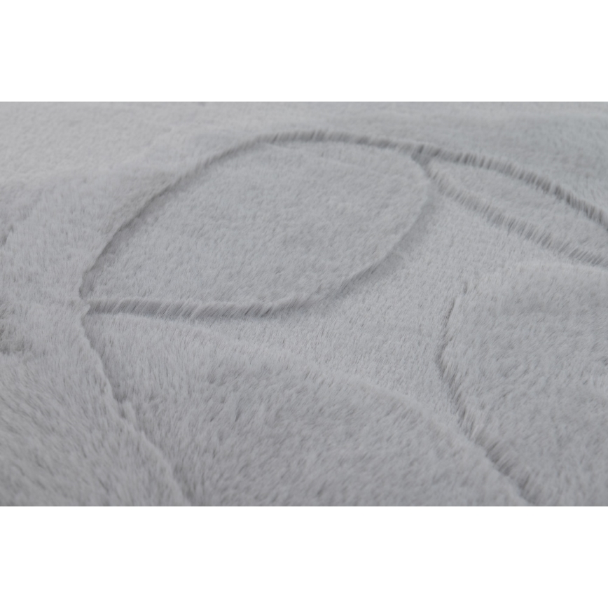 Koberec RABBIT 3D 80x150 cm světle šedá