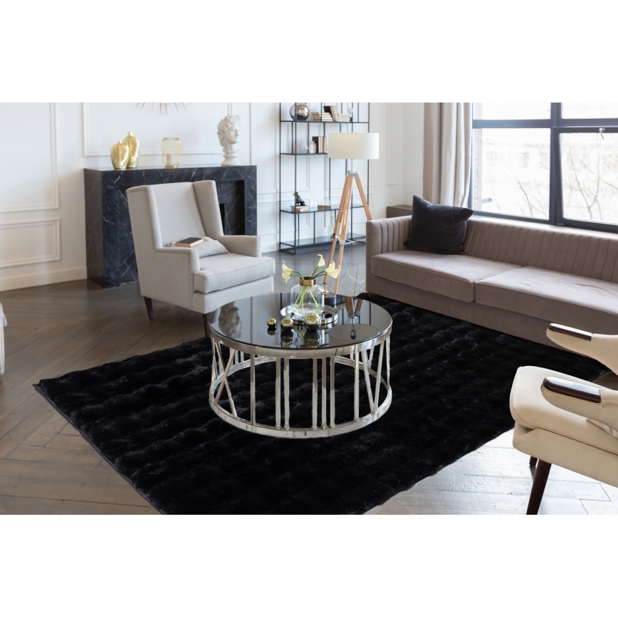Koberec RABBIT BUBBLE 120x170 cm černá