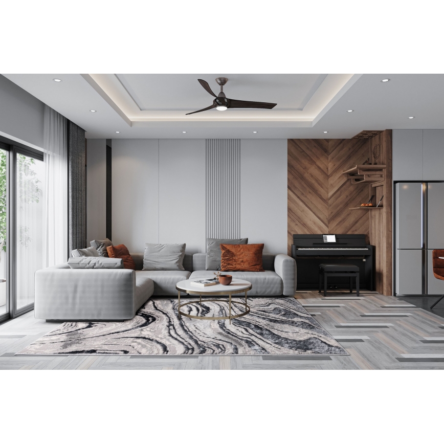 Koberec STONE 120x160 cm šedá/antracit