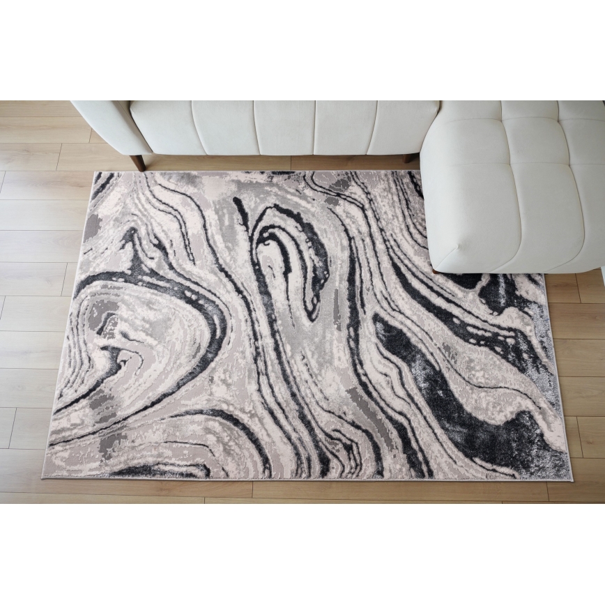 Koberec STONE 120x160 cm šedá/antracit