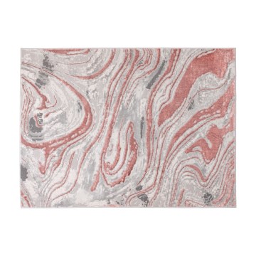 Koberec STONE 160x220 cm růžová/šedá
