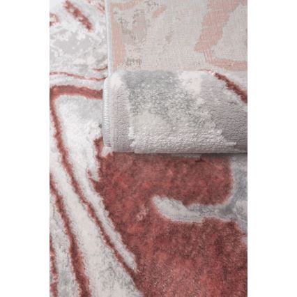 Koberec STONE 80x140 cm růžová/šedá