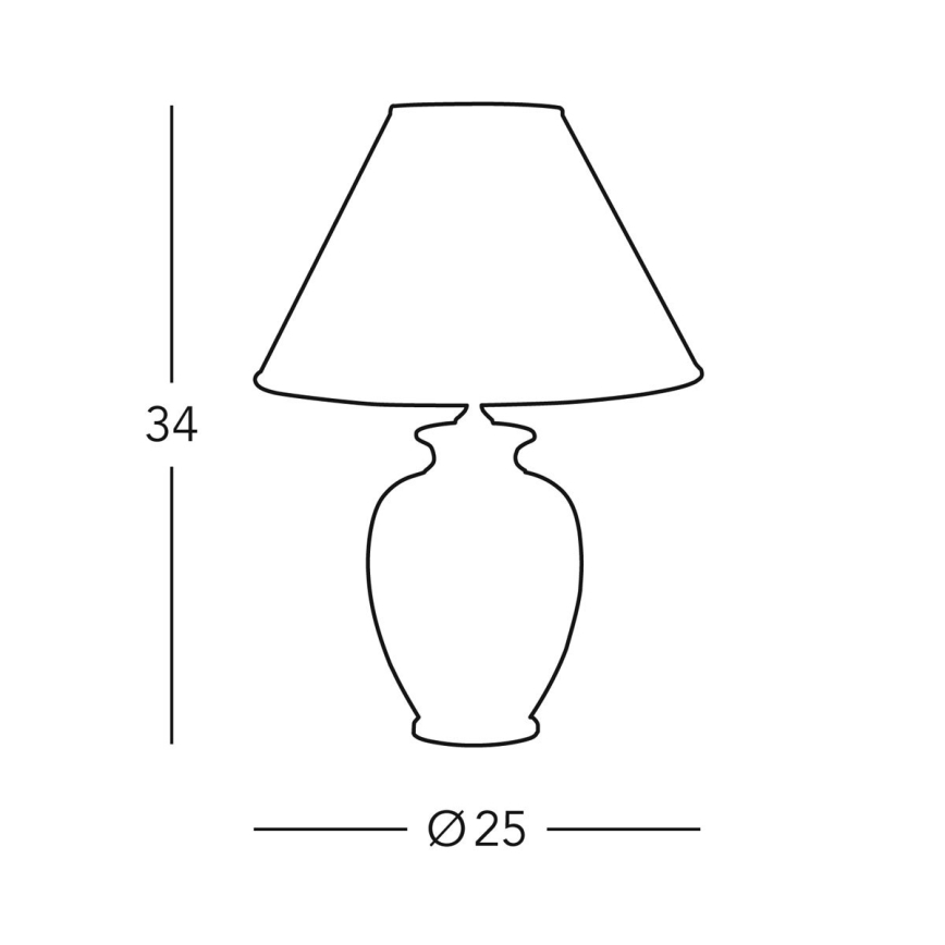 Kolarz 0014.73S - Stolní lampa GIARDINO 1xE27/60W/230V
