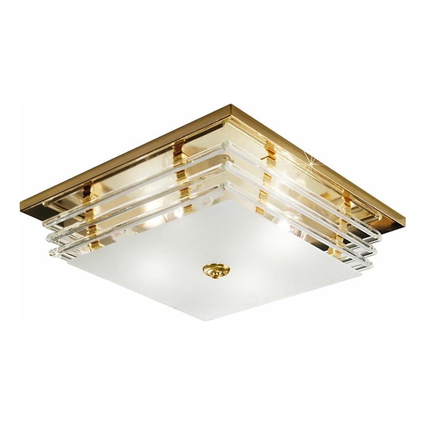 Kolarz 0342.14.3 - Stropní svítidlo ONTARIO 4xE27/60W/230V 24K zlato