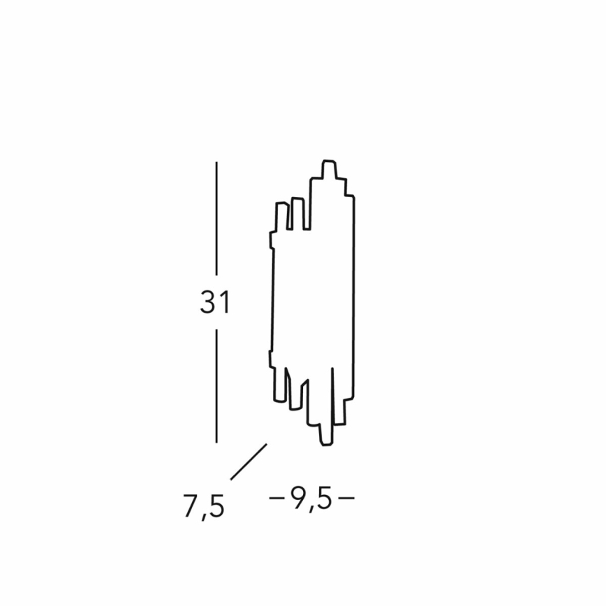 Kolarz 0342.62S.3 - Nástěnné svítidlo ONTARIO 2xE14/40W/230V 31 cm 24K zlato