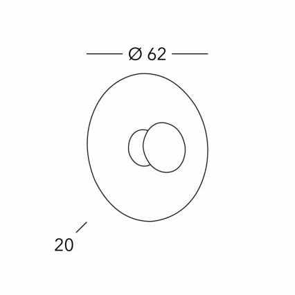 Kolarz 0365.61XL.V1.3 - Nástěnné svítidlo LUNA 1xE27/100W/230V 24K zlato