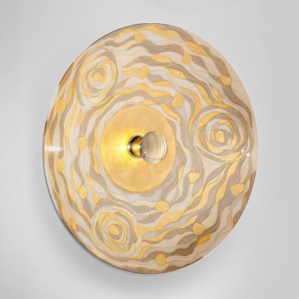 Kolarz 0415.61XL.3.Ch - Nástěnné svítidlo LUNA 1xE27/100W/230V 24K zlato