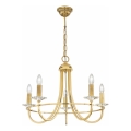 Kolarz 330.85.8C - Křišťálový lustr na řetězu IMPERIAL 5xE14/60W/230V zlatá
