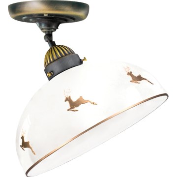 Kolarz 731.10.151 - Přisazený lustr NONNA 1xE27/75W/230V pr. 30 cm jeleni rose gold