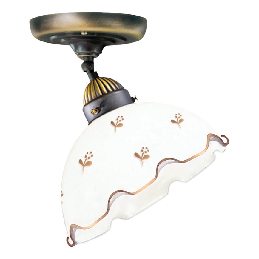 Kolarz 731.10.160 - Přisazený lustr NONNA 1xE27/75W/230V pr. 20 cm květiny rose gold