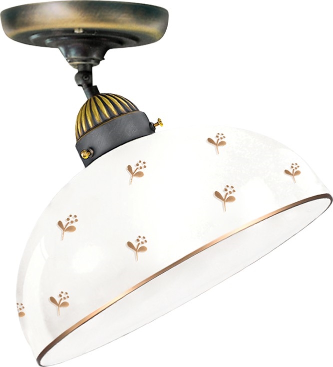 Kolarz 731.10.171 - Přisazený lustr NONNA 1xE27/75W/230V pr. 30 cm květiny rose gold