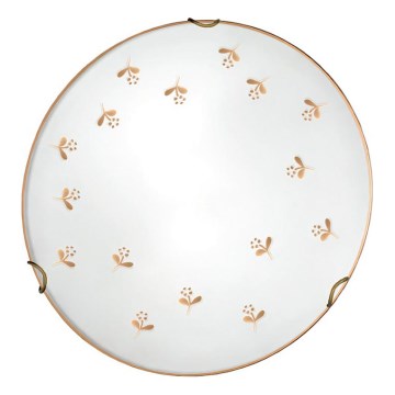 Kolarz 731.11.4.160 - Nástěnné svítidlo NONNA 1xE27/60W/230V pr. 30 cm květiny rose gold