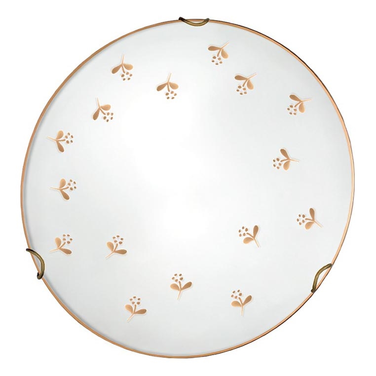 Kolarz 731.11.4.160 - Nástěnné svítidlo NONNA 1xE27/60W/230V pr. 30 cm květiny rose gold