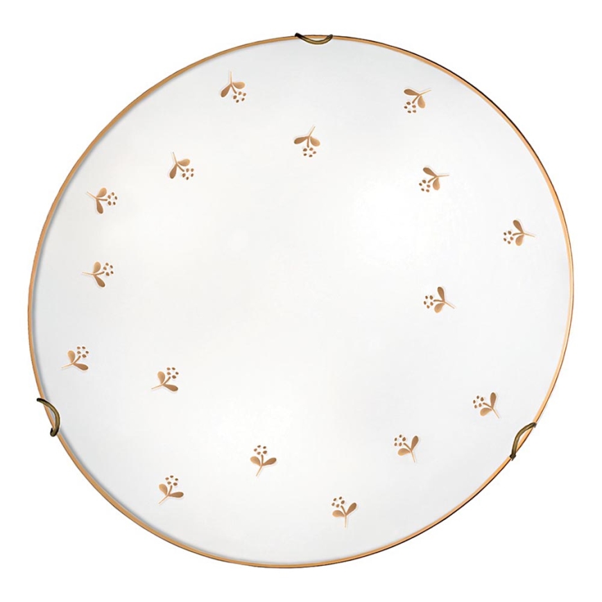 Kolarz 731.12.4.160 - Nástěnné svítidlo NONNA 2xE27/60W/230V pr. 40 cm květiny rose gold