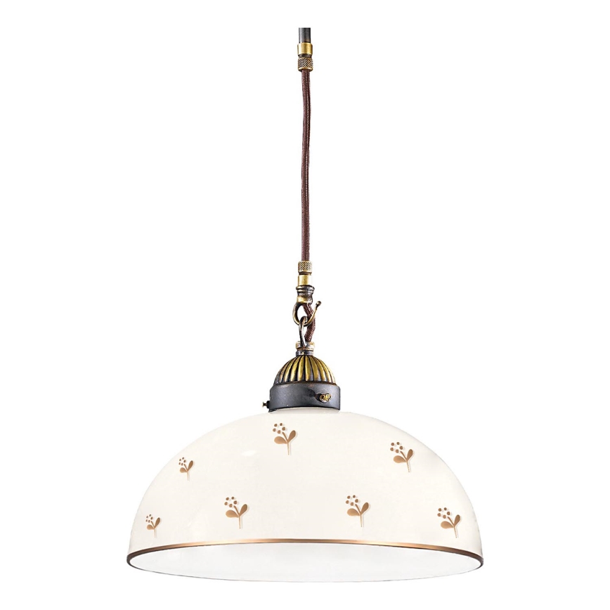 Kolarz 731.30.171 - Lustr na lanku NONNA 1xE27/75W/230V pr. 30 cm květiny rose gold