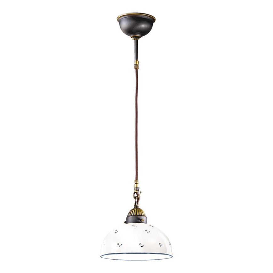 Kolarz 731.30.24 - Lustr na lanku NONNA 1xE27/75W/230V pr. 30 cm modrá