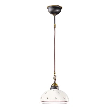 Kolarz 731.30.27 - Lustr na lanku NONNA 1xE27/75W/230V pr. 30 cm zelená