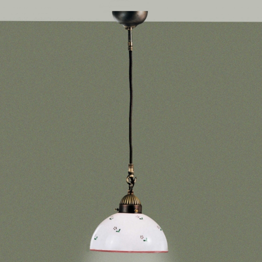 Kolarz 731.30.69 - Lustr na lanku NONNA 1xE27/75W/230V pr. 20 cm červená