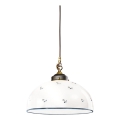 Kolarz 731.32.19 - Lustr na lanku NONNA 1xE27/75W/230V pr. 36 cm modrá
