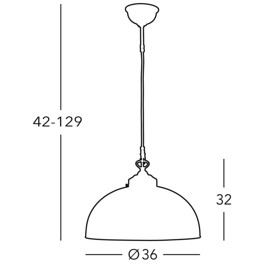 Kolarz 731.32.55 - Lustr na lanku NONNA 1xE27/75W/230V