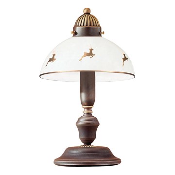 Kolarz 731.73.150 - Stolní lampa NONNA 1xE14/60W/230V jeleni rose gold