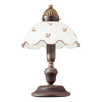 Kolarz 731.73.160 - Stolní lampa NONNA 1xE27/75W/230V květiny rose gold