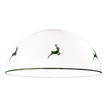 Kolarz 731.G101 - Náhradní sklo k lustru NONNA E27 pr. 30 cm jeleni zelená