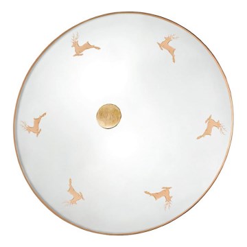 Kolarz 731.U12.4.150 - Nástěnné svítidlo NONNA 2xE14/60W/230V pr. 32 cm jeleni rose gold