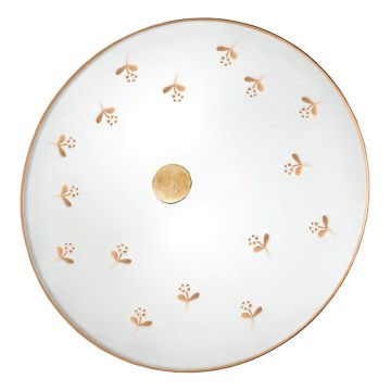 Kolarz 731.U12.4.160 - Nástěnné svítidlo NONNA 2xE14/60W/230V pr. 32 cm květiny rose gold