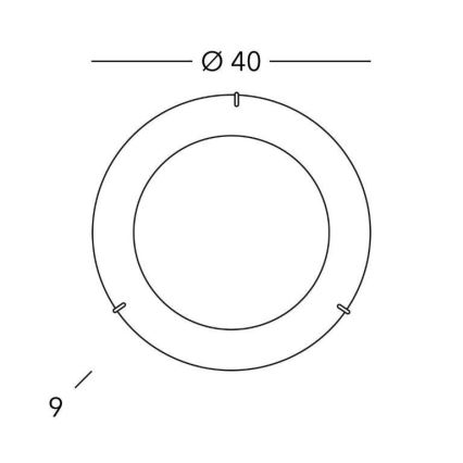 Kolarz A1306.12.4 - Stropní svítidlo MOON 2xE27/60W/230V